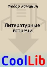 Книга - Фёдор  Каманин - Литературные встречи (fb2) читать без регистрации