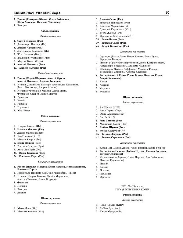 Валерий Штейнбах - Фехтование. Энциклопедия - Страница № 81 Валерий Штейнбах - Фехтование. Энциклопедия - Страница № 81