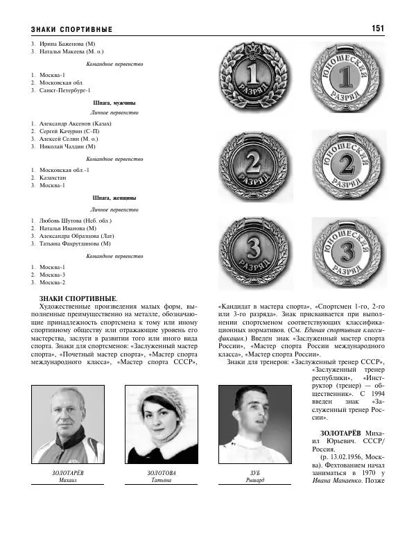 Валерий Штейнбах - Фехтование. Энциклопедия - Страница № 152 Валерий Штейнбах - Фехтование. Энциклопедия - Страница № 152