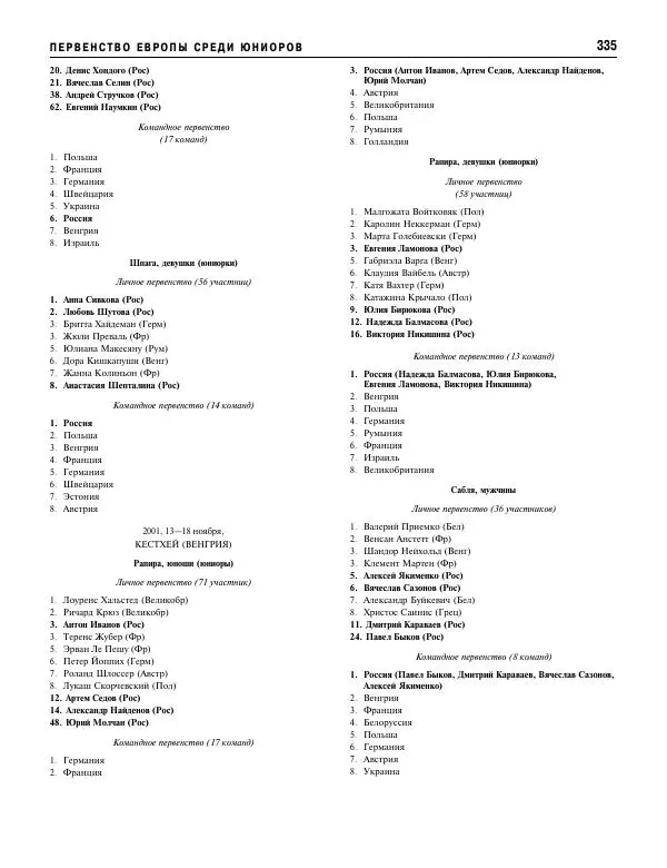 Валерий Штейнбах - Фехтование. Энциклопедия - Страница № 352 Валерий Штейнбах - Фехтование. Энциклопедия - Страница № 352