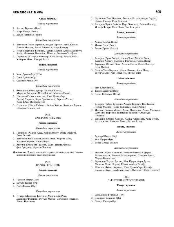 Валерий Штейнбах - Фехтование. Энциклопедия - Страница № 628 Валерий Штейнбах - Фехтование. Энциклопедия - Страница № 628