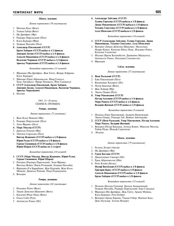 Валерий Штейнбах - Фехтование. Энциклопедия - Страница № 638 Валерий Штейнбах - Фехтование. Энциклопедия - Страница № 638