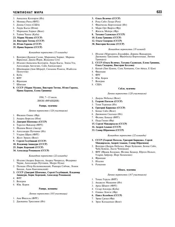 Валерий Штейнбах - Фехтование. Энциклопедия - Страница № 656 Валерий Штейнбах - Фехтование. Энциклопедия - Страница № 656