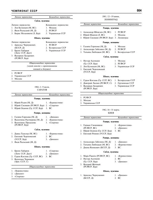 Валерий Штейнбах - Фехтование. Энциклопедия - Страница № 697 Валерий Штейнбах - Фехтование. Энциклопедия - Страница № 697
