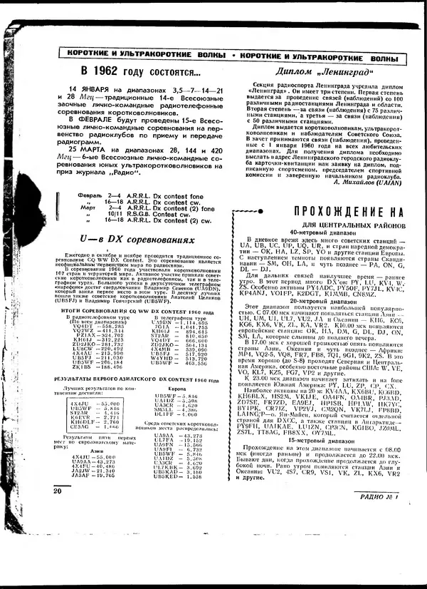  - Радио 1962 01 - Страница № 21