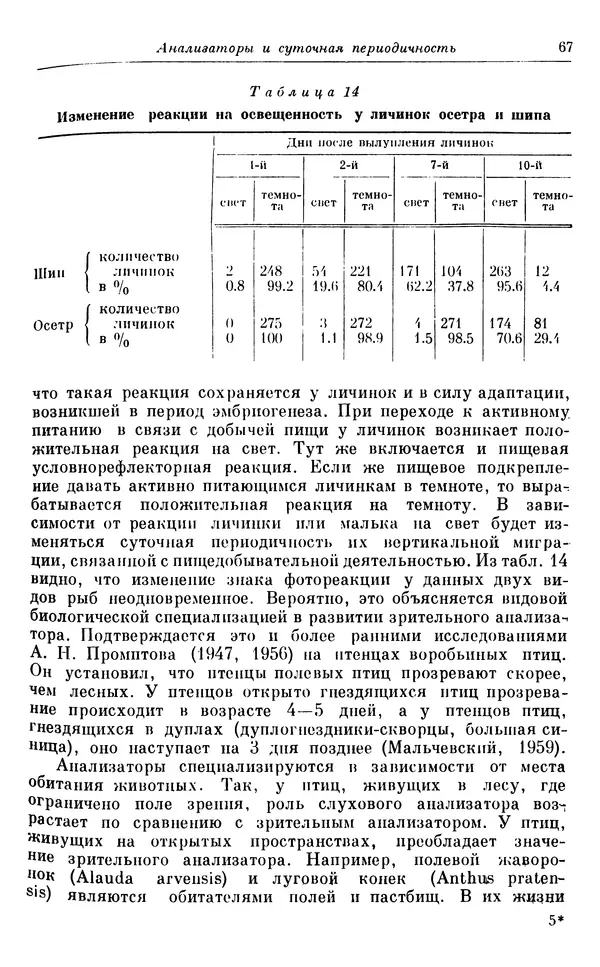 Михаил Лобашев - Физиология суточного ритма животных - Страница № 68