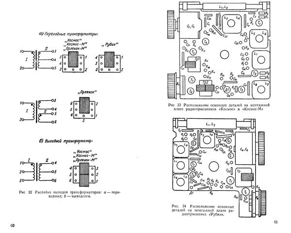 Лев Новоселов - Миниатюрные транзисторные радиоприемники "Космос", "Рубин", "Орленок" - Страница № 32 Лев Новоселов - Миниатюрные транзисторные радиоприемники "Космос", "Рубин", "Орленок" - Страница № 32