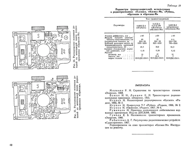 Лев Новоселов - Миниатюрные транзисторные радиоприемники "Космос", "Рубин", "Орленок" - Страница № 33 Лев Новоселов - Миниатюрные транзисторные радиоприемники "Космос", "Рубин", "Орленок" - Страница № 33