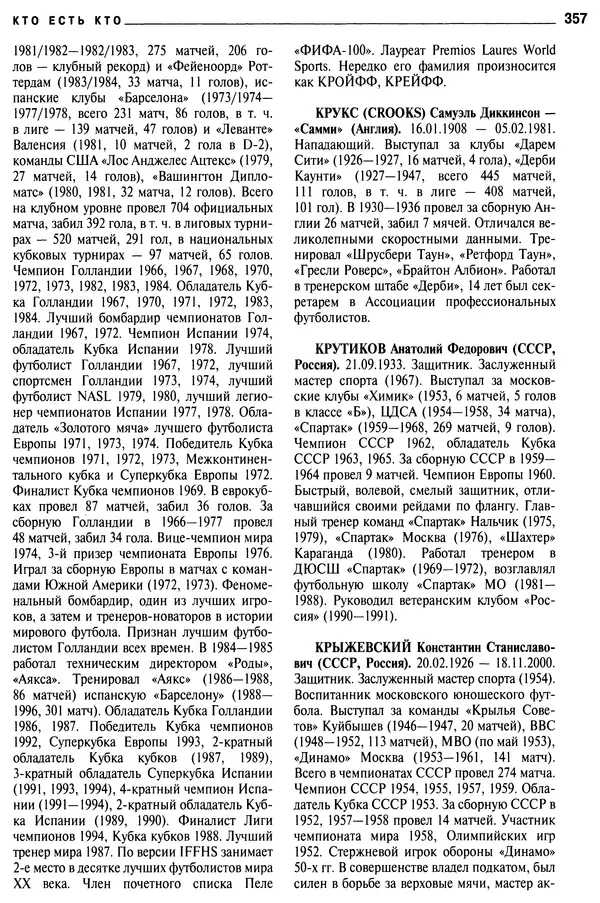 Александр Савин - Мировой футбол. Кто есть кто 2011. Полная энциклопедия - Страница № 358