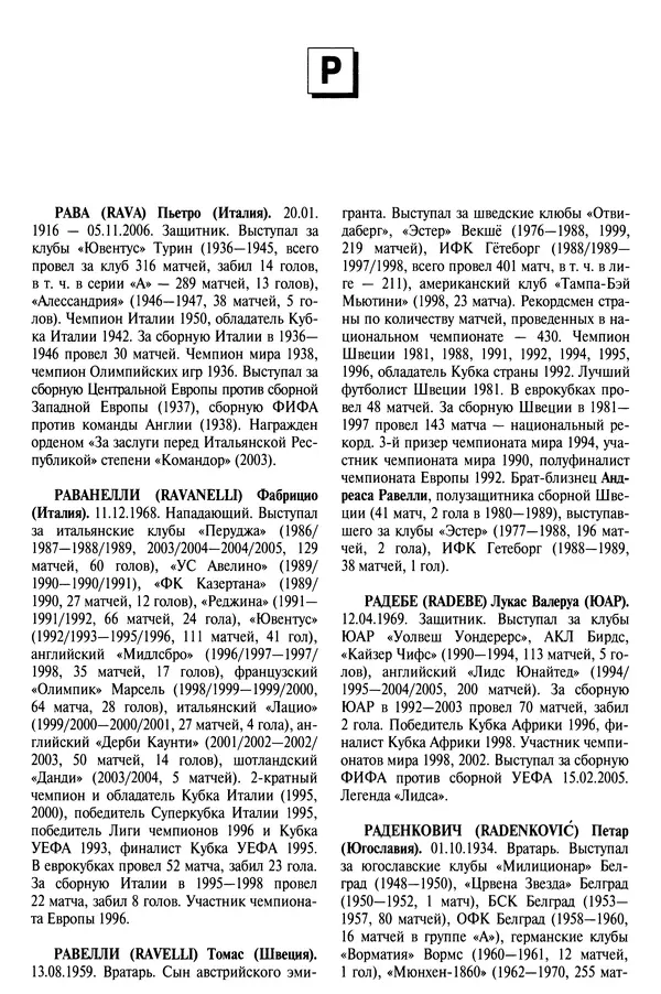Александр Савин - Мировой футбол. Кто есть кто 2011. Полная энциклопедия - Страница № 552