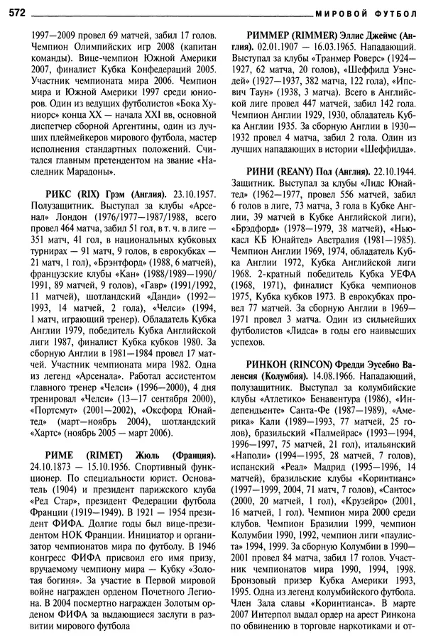 Александр Савин - Мировой футбол. Кто есть кто 2011. Полная энциклопедия - Страница № 573