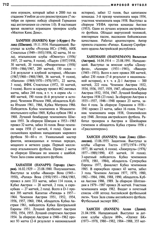 Александр Савин - Мировой футбол. Кто есть кто 2011. Полная энциклопедия - Страница № 713