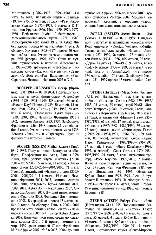 Александр Савин - Мировой футбол. Кто есть кто 2011. Полная энциклопедия - Страница № 787