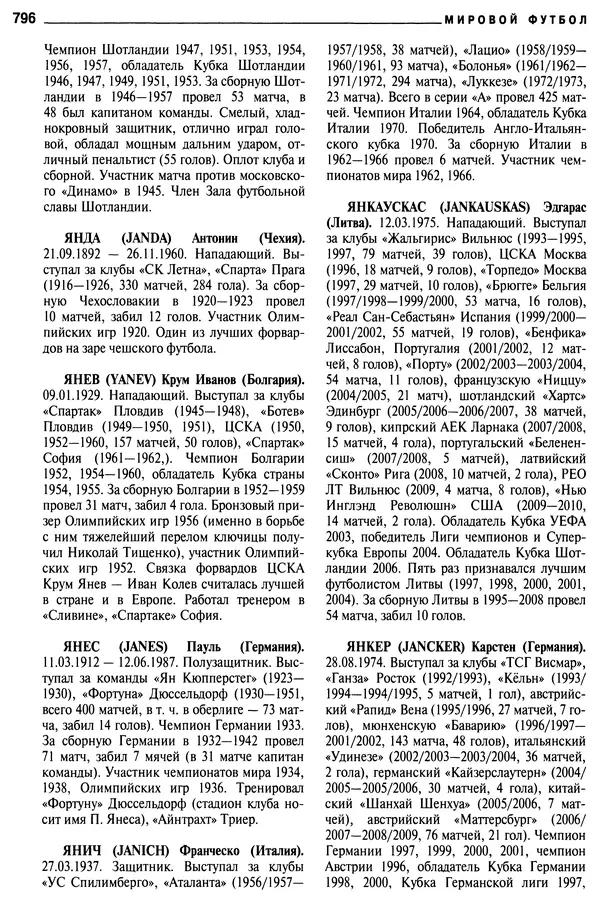 Александр Савин - Мировой футбол. Кто есть кто 2011. Полная энциклопедия - Страница № 797