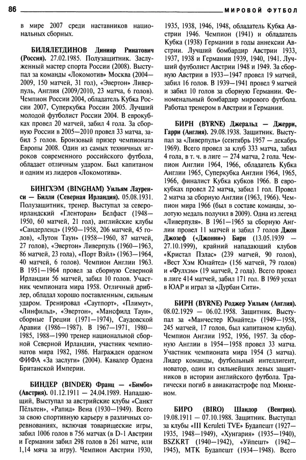 Александр Савин - Мировой футбол. Кто есть кто 2011. Полная энциклопедия - Страница № 87