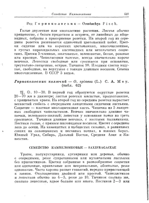  Коллектив авторов - Травянистые растения СССР. Том 1 - Страница № 441