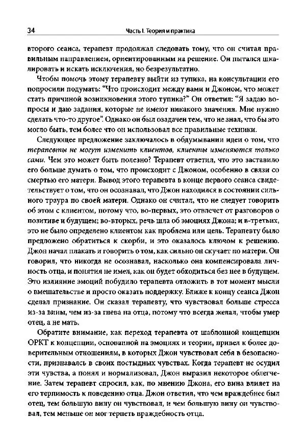 Ив Липчик - Ориентированная на решение терапия за пределами техник: работа с эмоциями и терапевтические отношения - Страница № 32