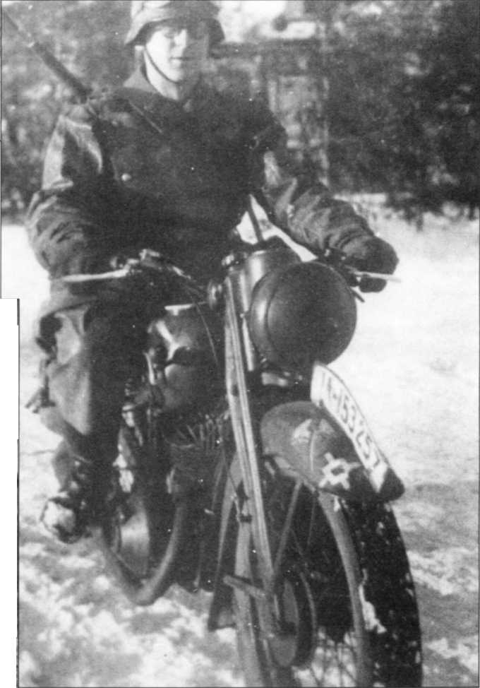 Мотоциклы Вермахта. Военное фото. Иллюстрация 74