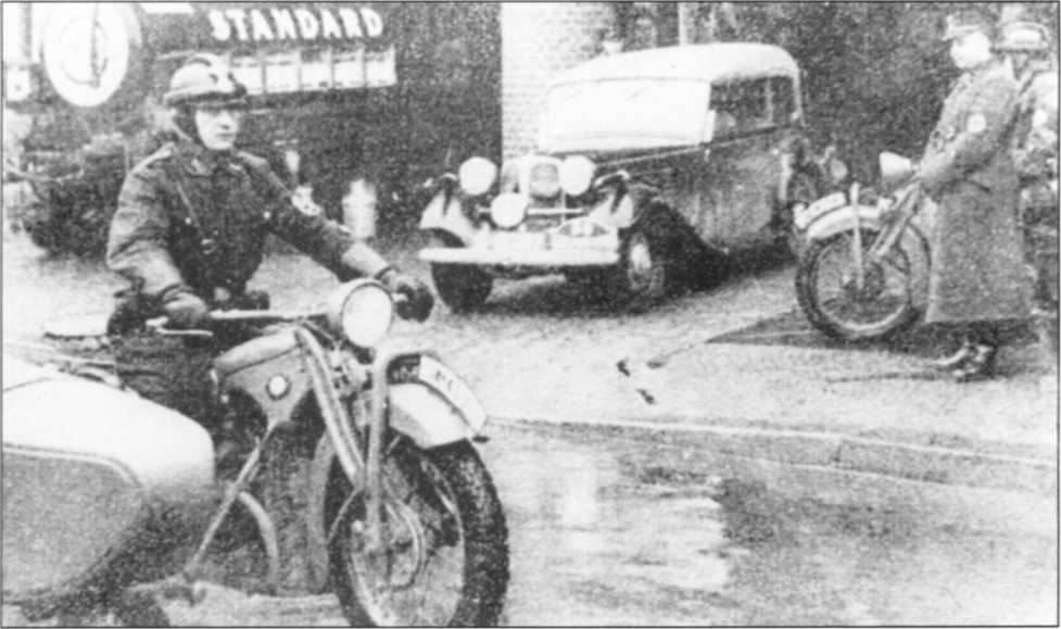 Мотоциклы Вермахта. Военное фото. Иллюстрация 153