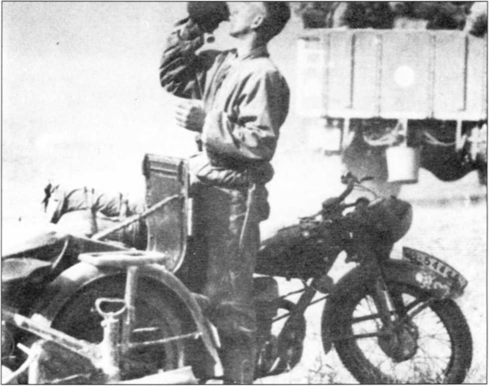 Мотоциклы Вермахта. Военное фото. Иллюстрация 187