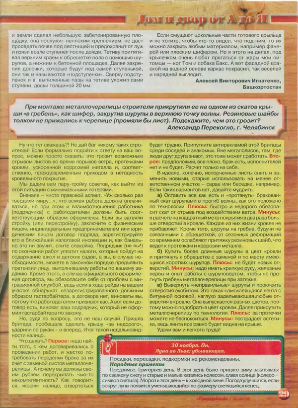 КулЛиб.   журнал Приусадебный - Приусадебный 2015 №10(40). Страница № 29