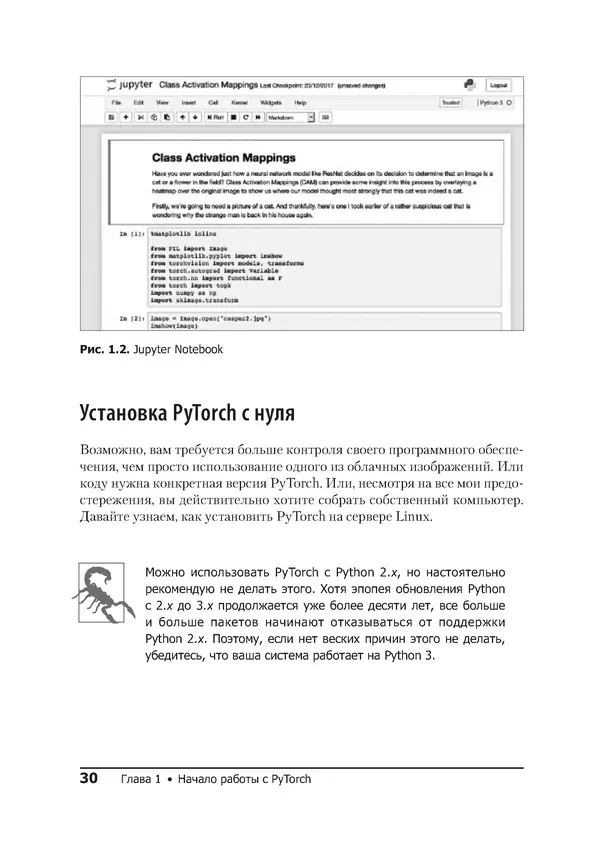 КулЛиб. Ян  Пойнтер - Программируем с PyTorch. Создание приложений глубокого обучения. Страница № 30