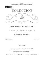 Книга - Дионисио  Агуадо (Гитарист) - Сборник этюдов для гитары (djvu) читать без регистрации