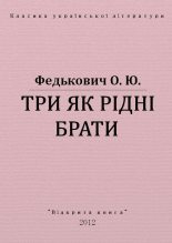 Книга - Юрій  Федькович - Три як рідні брати (fb2) читать без регистрации