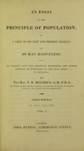 Книга - Томас Роберт Мальтус - Опыт о законе народонаселения (fb2) читать без регистрации
